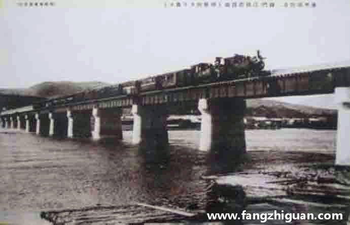 日伪时期的天图线国际铁桥